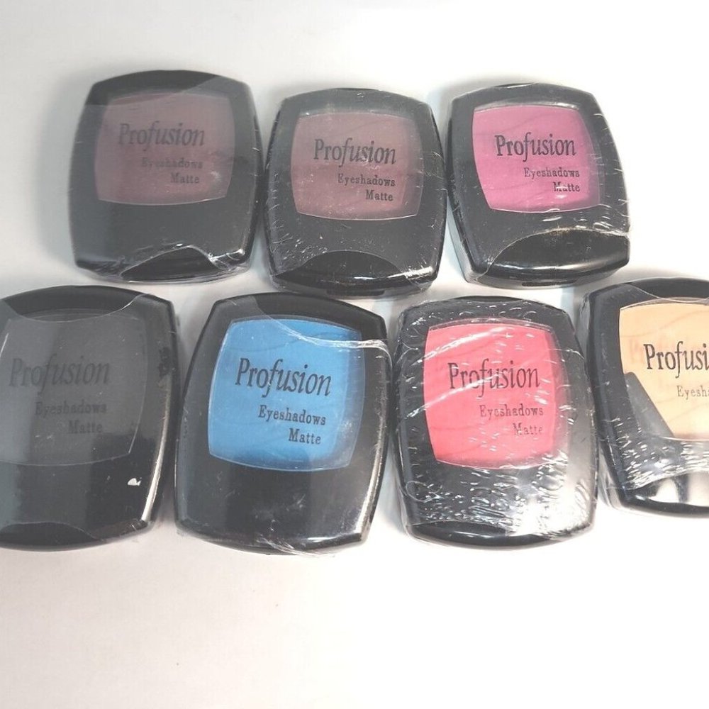 Profusion Eyeshadow Palette LOT 7 pcs Variety Of Colors #93, 85, 89, 70, 80, 79